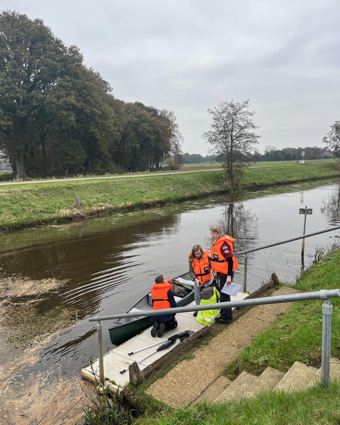 Kanoën bij de E hike 2.0