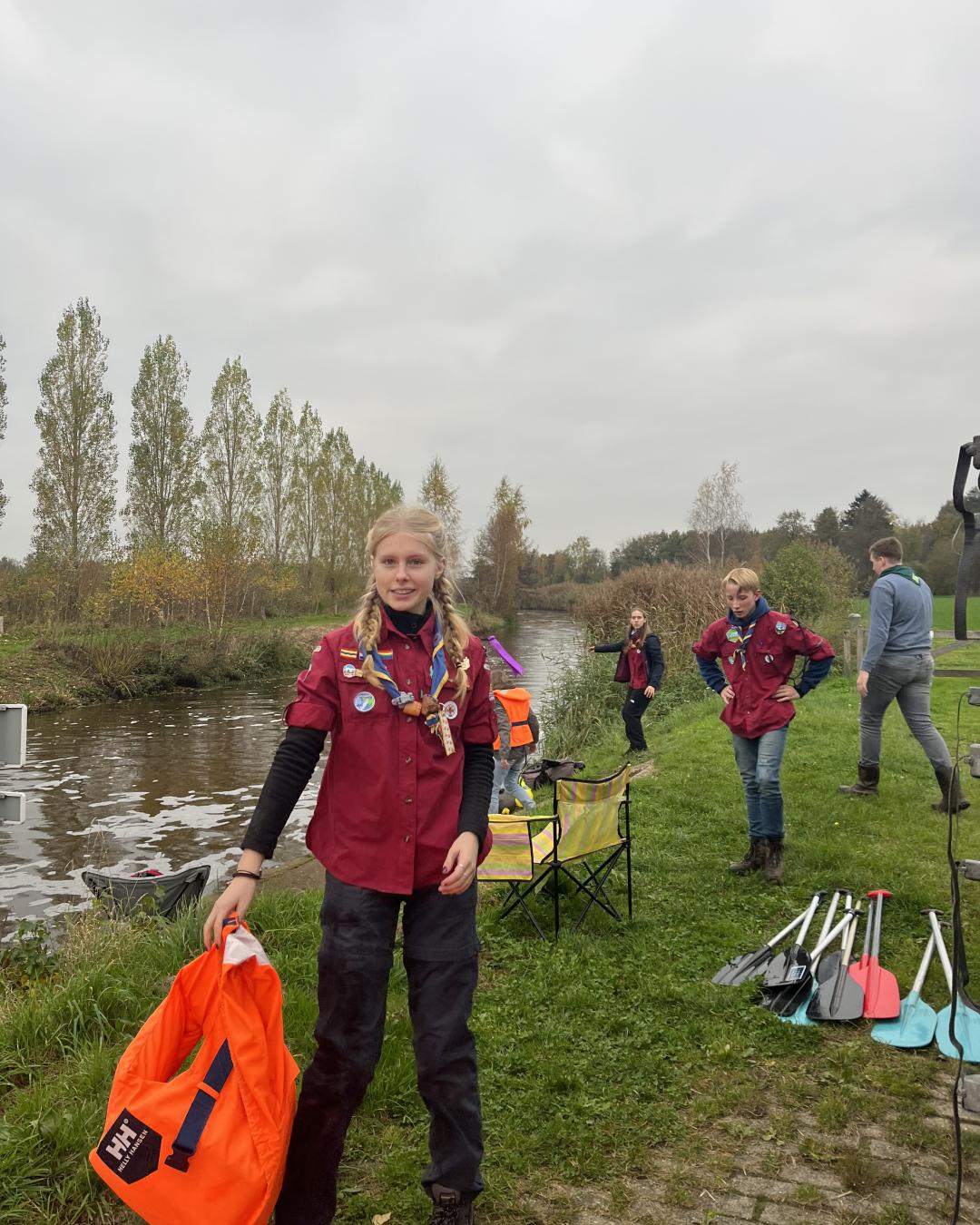 Kanoën bij de E hike 4.0