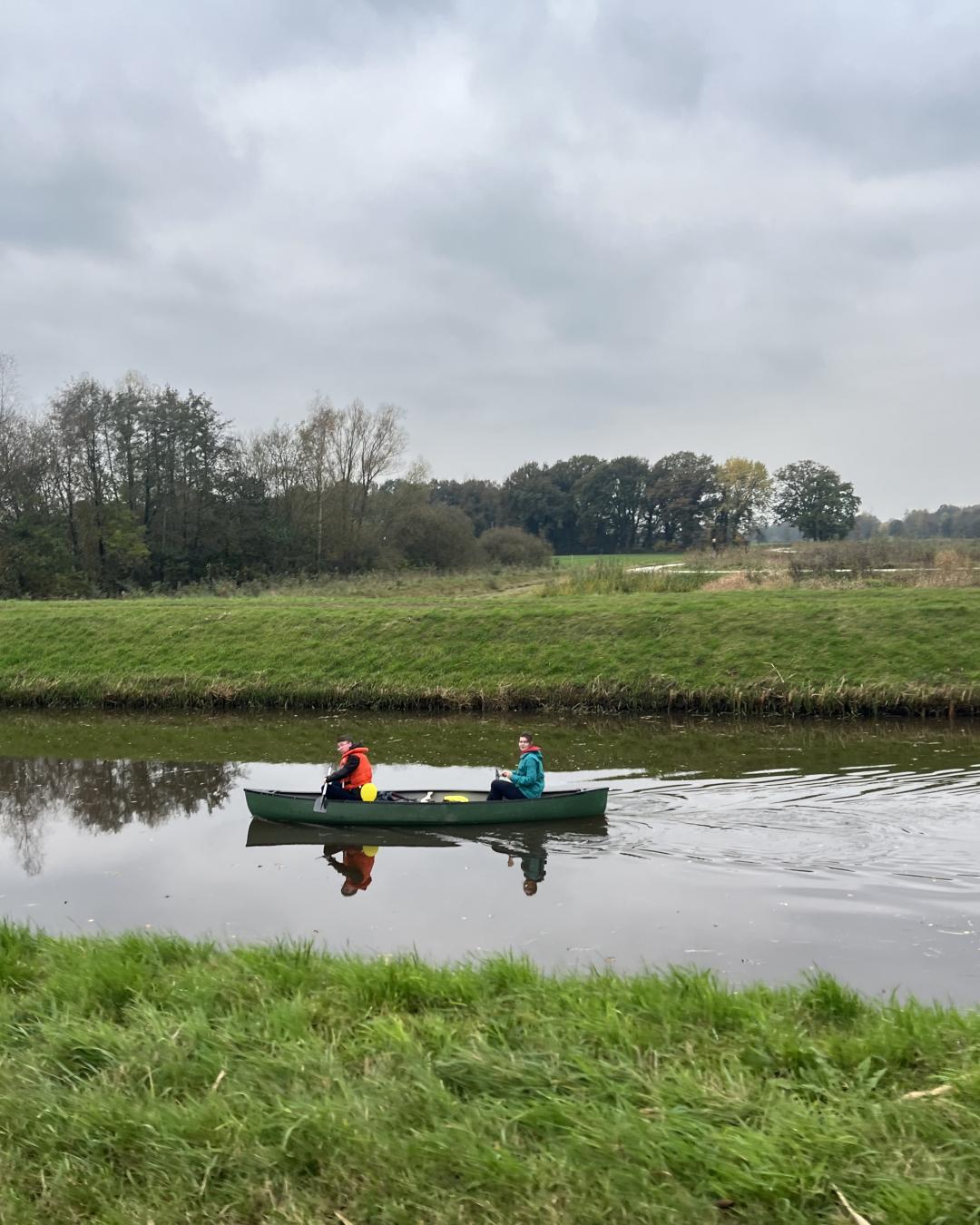 Kanoën bij de E hike 3.0