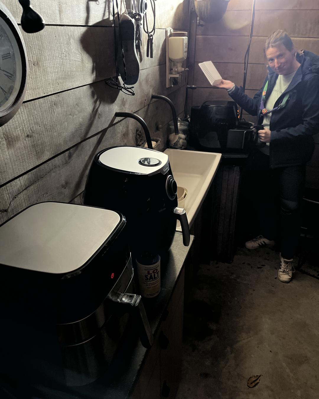 Post E2 met DRIE airfyers.